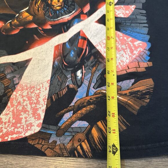 Gambit Shirt VTG Marvel Comics Mad Engine All Over Print X-Men Y2K Rare Sz Small - Picture 6 of 9